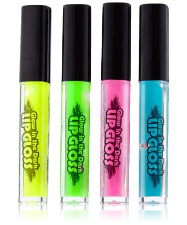 Rhode Island Novelty Assorted Color Glow In The Dark Lip Gloss (4)