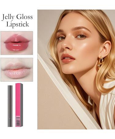 Jelly Lipstick moisturizing gelatin for lips Melty Kiss Gelatin Lipstick Shiny Crystal Lips Moisturizing Nourishing jelly makeup Longlasting moisturizing lipstick for Multicolor 1 g Confezione da 1 - Buy Online on GoSupps.com