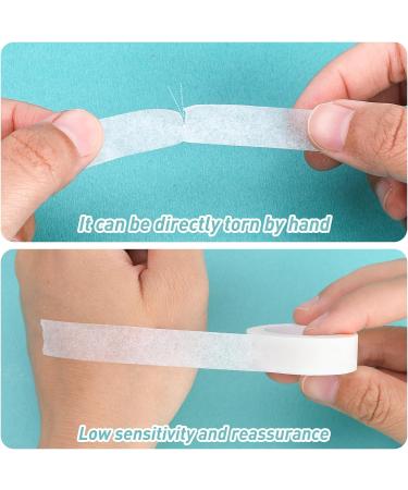 4 Micropore Surgical Tapes 1.25cm x 9.14m - Flexible Skin Tape for Wound Dressings, Eyelash Extensions, and Injuries - Breathable Adhesive Medical Tape (White) - Buy Online on GoSupps.com