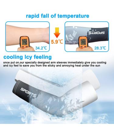 Flintronic Arm Sleeves - Unisex UV Protection & Cooling Sleeves for Running Golf Basketball - UPF 50 Nutschwell Moisturizing Arm Covers (L/XL) - #1 Sport Camouflage (L) - Buy Online on GoSupps.com