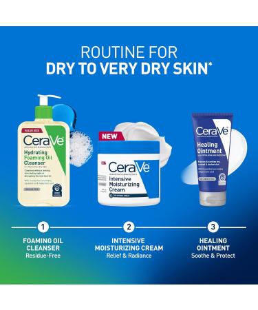 CeraVe Intensive Moisturizing Cream Body Moisturizer With Shea Butter 72H Hydration + Skin Barrier Repair Fragrance-Free Body Lotion For Extremely Dry Skin 19oz 19 Ounce (Pack of 1) - Buy Online on GoSupps.com