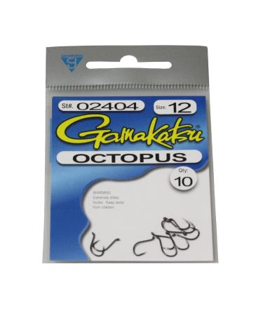 Gamakatsu Octopus Hook-10 Per Pack 8 Black