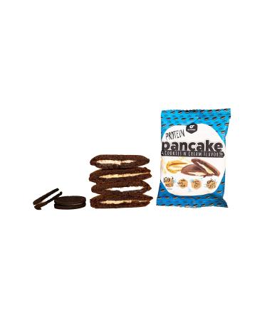 Go Fitness Protein Pancakes - Cookies n Cream | High Protein Snack | 10g Protein | Freshly Baked & Delicious | Healthier Protein Bar Alternative - Buy Online on GoSupps.com