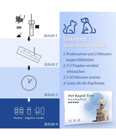 Belabb Giardien Quick Test for Dogs & Cats | Detect Diarrhea Nausea & Intestinal Parasites - Buy Online on GoSupps.com