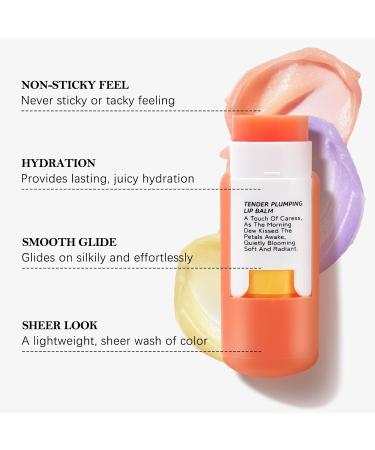 Boobeen Plumping Lip Balm Moisturizer for Dry Chapped Lips with Fruity Flavor Cute Mini Lip Care for On-The-Go Hydration 0.94 Ounce (Pack of 1) 01# - Buy Online on GoSupps.com