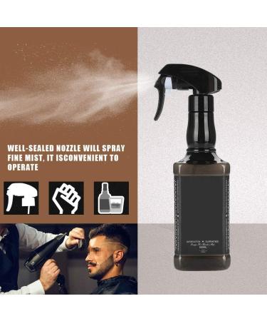 Hairdressing Spray Bottlle 500ml Plastic Hairdressing Spray Bottle Salon Barber Hair Tools Water Sprayer(Black) - Buy Online on GoSupps.com