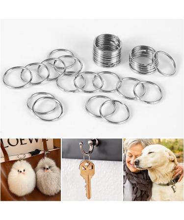 200PCS Split Key Rings Bulk for Keychain and Crafts Keychain Rings (Silver 25mm) 1 200Pack silver - Buy Online on GoSupps.com