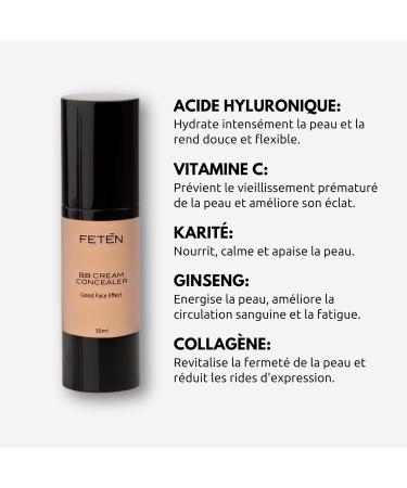 FET N BB Cream for Face Anti Dark Circles Concealer Tinted Moisturizer with Sun Protection Anti-Imperfections Beautifying BB Cream for Men and Women Mattifying Anti-Aging Cream - Buy Online on GoSupps.com