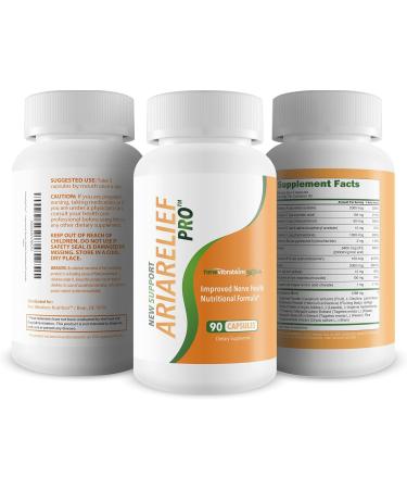 Ariarelief Pro Neuropathy Support Supplement - Our Best B12 Nerve Support Supplement - Nerve Damage Vitamins - Cayenne Pepper Capsules - Okinawa Capsaicin Pills - Ariarelief For Neuropathy Aria Relief - Buy Online on GoSupps.com