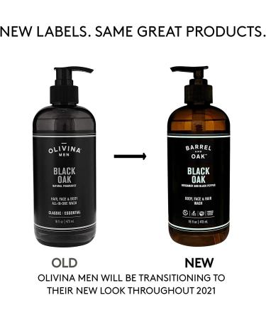 Barrel and Oak Men's All-In-One Body Wash | Vegan | Warm Oak & Spicy Bergamot Scent | 16 oz - Buy Online on GoSupps.com
