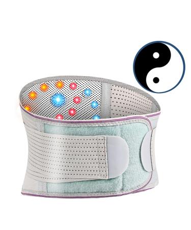 Decompression Self-Heating Magnetic Therapy Lumbar Waist Back Brace Massagers Support Orthopedic Belts For The Elderly With Lower Back Pain Spine Injury (Color : Gray Size : S/Small) S/Small Gray - Buy Online on GoSupps.com