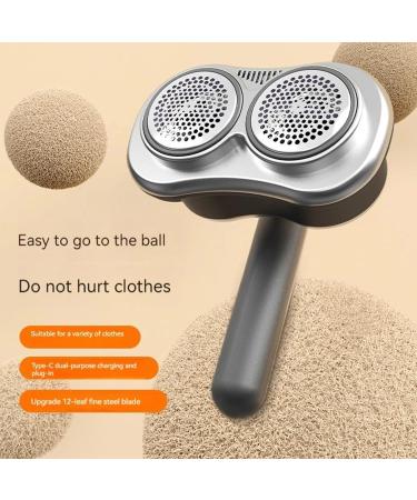 Double Headed Fabric Shaver & Lint Remover - Portable Rechargeable Hair Ball Trimmer for Clothing & Sweaters - Efficient Pilling Removal Tool (Color B) - International Shipping Available - Buy Online on GoSupps.com
