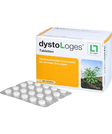 dystoLoges - Homeopathic Medicine for Nervous Disorders - 260 Tablets | International Shipping Available - Buy Online on GoSupps.com