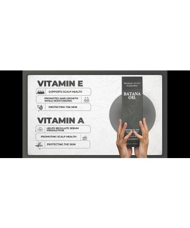 Pure Batana Oil Hair Growth Serum | Cold Pressed & Unrefined | Dr. Sebi Recommended | Anti-Hair Loss | 100% Pure & Natural | Fragrance Free | Thickening Formula for Men & Women - Buy Online on GoSupps.com