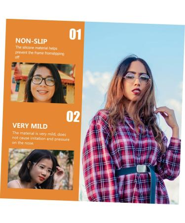 75 Pairs Universal Glasses Nose Pads - Replacement Accessories for Drinking Glasses & Schnapps - Healeeved - Buy Online on GoSupps.com