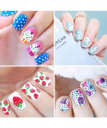 Dual-Ended Dotting Painting Pen for Nail Art DIY - Marbleizing Tool Set for Manicure - Buy Online on GoSupps.com