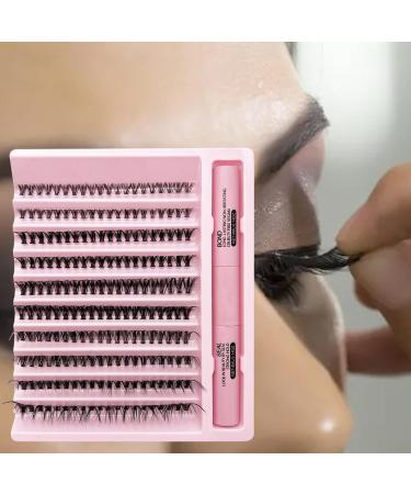Besreey Lash Extension Kit - Cluster Lashes Lash Extensions Kit - Natural Look Individual Eyelash Eyelash Clusters Lash Clusters Kit for Eyelash Extensions 30d - Buy Online on GoSupps.com