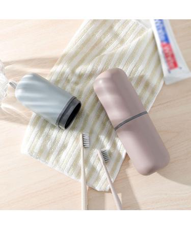 Portable Toothbrush Cup & Holder | Travel Storage Case for Toothpaste & Brushes - Blue | Digjobk - Buy Online on GoSupps.com