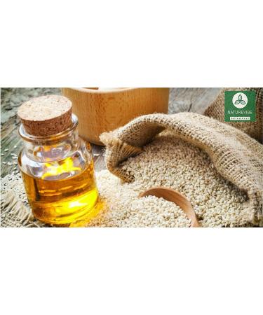 Naturevibe Botanicals Organic White Sesame Seeds - 1lb | Gluten-Free, Non-GMO, Keto Friendly - Buy Online on GoSupps.com