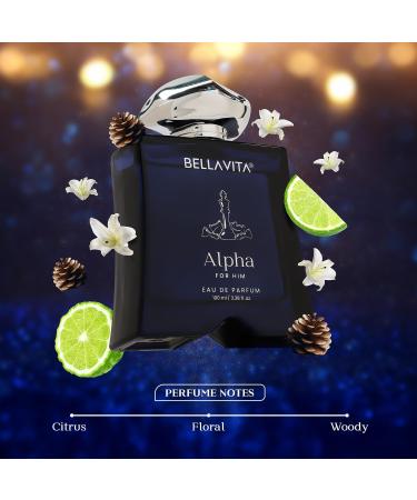BELLA VITAS Mood Collection ALPHA Perfume for Him | Long-Lasting Luxury Perfume | Bold & Sophisticated Perfume For Men 100ml - Buy Online on GoSupps.com
