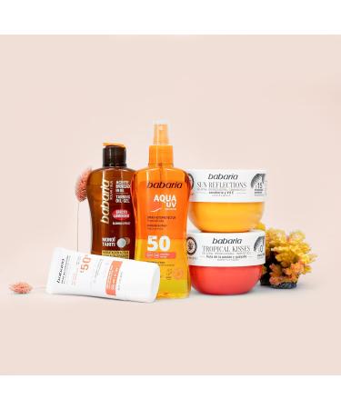 Babaria Aloe Vera and Carrot Oil Bi Phase Sunscreen SPF30 200ml - Buy Online on GoSupps.com