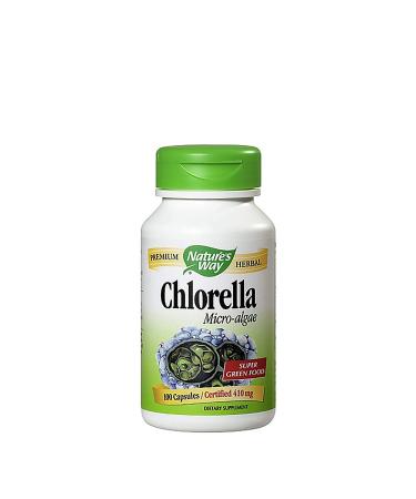 Nature's Way Chlorella Micro-Algae 1230 mg 100 Vegan Capsules