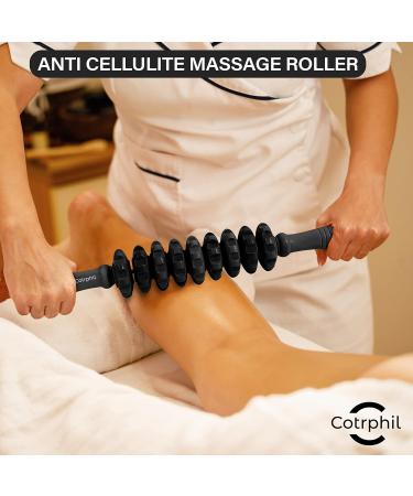 Holz Therapy Massage Tools Kit - Black Lymphatic Drainage Device for Muscle Relaxation & Body Contouring | Anti-Cellulite Maderoterapia Tools - Buy Online on GoSupps.com