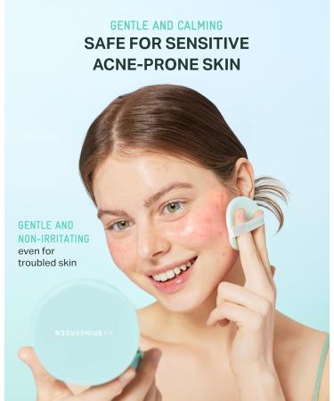 BRING GREEN Tea Tree CICA Facial Sun Cushion SPF 50+ PA++++ | Korean Mineral Sunscreen for Face | Non-Nano Reef-Safe Redness Correcting with Zinc Oxide | Travel Size Sun Protection - Buy Online on GoSupps.com