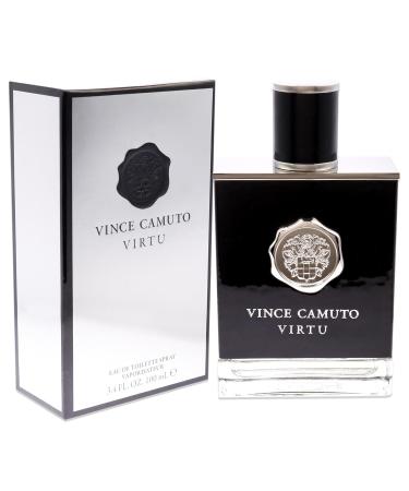 Vince Camuto Virtu Eau De Toilette Spray for Men 3.4 Fl Oz Cedar Fresh 3.4 Fl Oz (Pack of 1) - Buy Online on GoSupps.com
