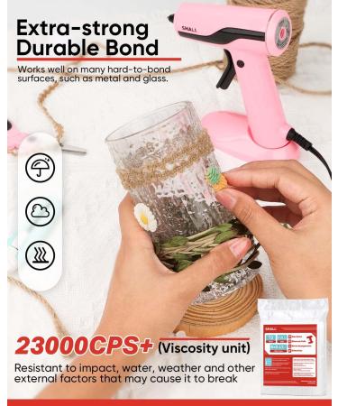 SHALL 0.43 x 8 Hot Glue Sticks 70-Pack - All-Temp Clear Hot Melt Glue for DIY Art and Craft Projects - Buy Online on GoSupps.com