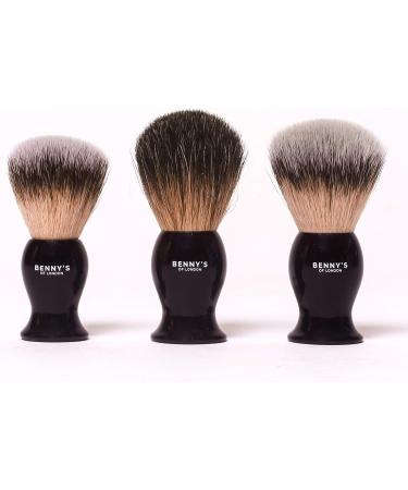 Premium 100% Badger Shaving Brush with Travel Case | Benny's of London - Ideal for International Shipping - Buy Online on GoSupps.com