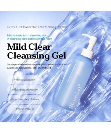 illumiel Mild Clear Cleansing Gel for the Morning Facial Cleansing with caulerpa lentillifera extract & Allantoin Vegan & Korean Skincare 7.10 fl. oz. - Buy Online on GoSupps.com