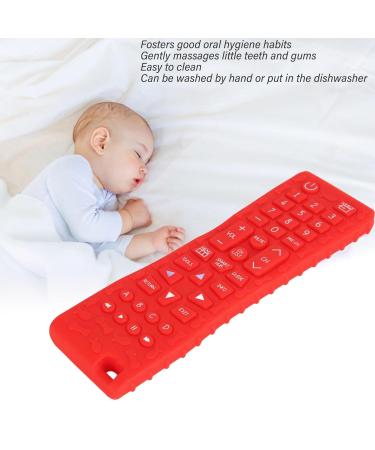 Remote-Controlled Soft Silicone Bite Ring for Gum Massage - Red | Enhance Oral Care Comfort - Buy Online on GoSupps.com