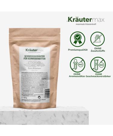 Herbal Max Swedish herb starter mixture for starting 2 liters of Swedish bitter 6 x 100 g - Buy Online on GoSupps.com