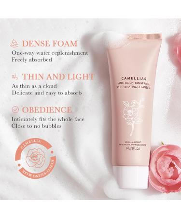 Hydrating Facial Skin Care Sets for Women & Teens | Camellia Skin Care Routine Kit - Toner Serum Lotion Cleanser & Mask - Buy Online on GoSupps.com