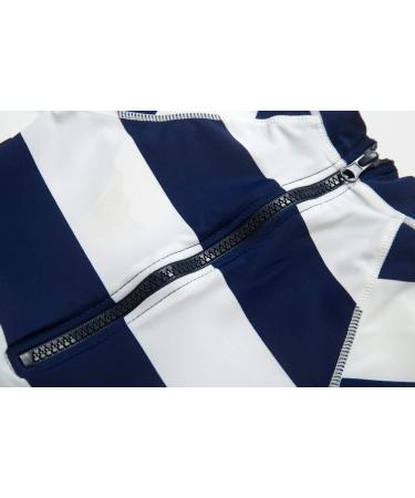 BONVERANO Baby Boys Swimsuit UPF 50+ Sun Protection Navy Stripe 2-3 Years - Buy Online on GoSupps.com