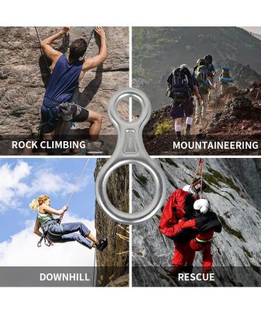35 KN Reverse Gear - Lightweight 7075 Aluminum Automatic Lowering for Outdoor Recreation & Climbing - Double Rope Descent - Buy Online on GoSupps.com
