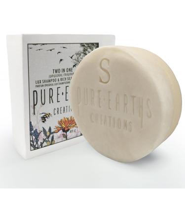 Pure Earths Creations Two In One Shampoo & Conditioner Bar (Lux & Rich Silk) - Buy Online on GoSupps.com