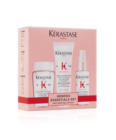 K RASTASE Genesis - Routine Nourissante & Anti-Casse pour Cheveux Fragiles - Renforce & R duit la Casse - Aminexil Coffret D couverte