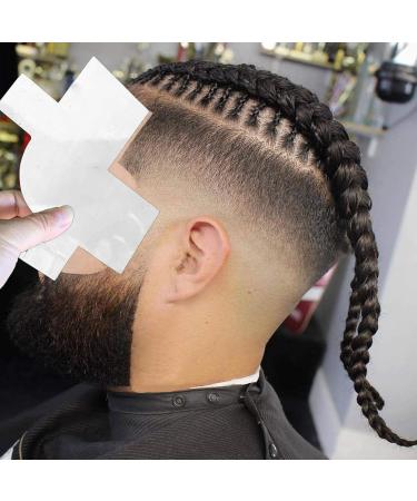 Sonew 5pcs Hairline Enhancement Card - Professional Hairline Applicator Tool for Barbers & Personal Use (White) - Perfect Line Up Solution - Buy Online on GoSupps.com