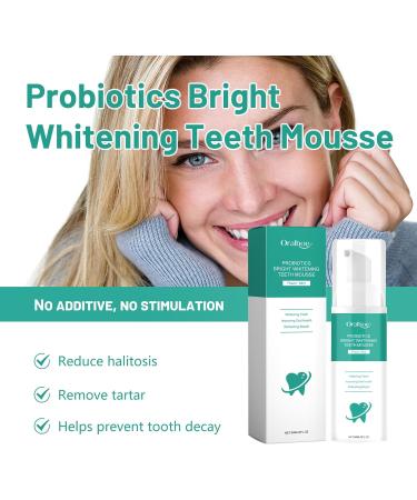 Lenaro Probiotics Teeth Mousse Set - Bright Whitening & Gum Health (3PCs) | Herbal Oral Repair & Bad Breath Solution - Buy Online on GoSupps.com