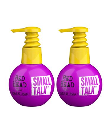 TIGI Bed Head Small Talk MINI 3-in-1 Hair Thickening Cream - Use for Voluminous Hair - For Fine Thin & Flat Hair - Use on Damp Hair - Premium Hair Thickening Products - 4.2 oz (2 Pack)