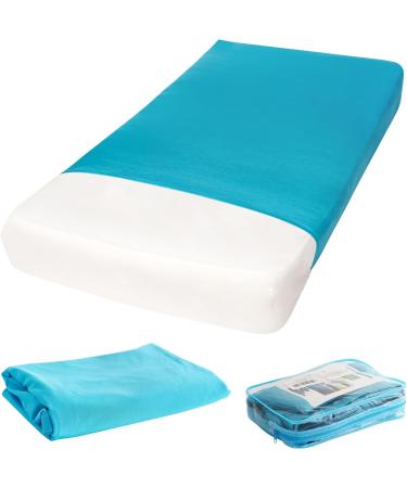 Sensory Compression Bed Sheet for Kids with Autism & Anxiety - Sentire-Sensory UK - Single Blue - Buy Online on GoSupps.com