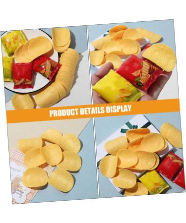  Mikinona Mikinona 30 Pieces Realistic Potato Chips Decoration Lifelike Simulation Snacks for Kitchen Photography Market Party Decoration Portable Artificial Vegetables Fruit Display - Buy Online on GoSupps.com