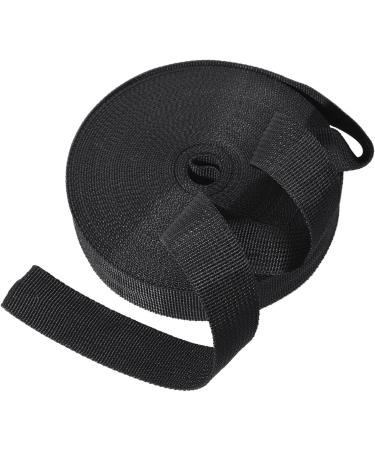 CooBigo 1 Inch Heavy Duty Black Nylon Webbing Straps - 12 Yard, 6 Sizes - Outdoor Crafting DIY - Buy Online on GoSupps.com