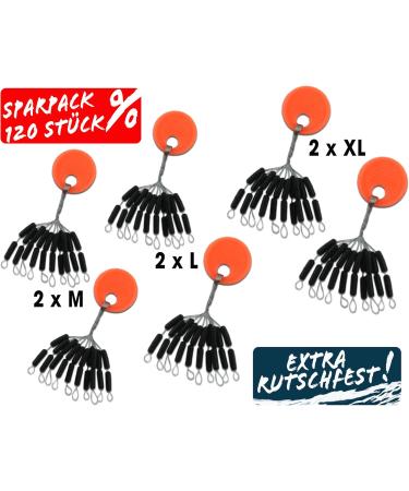 Buy Angel-Berger Economy Pack Rubber Stoppers - 120 Silicone Float & Line Stoppers for Fishing - International Shipping Available - Buy Online on GoSupps.com