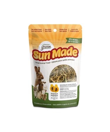 Living World Green Sun Made Small Animal Treats - Papaya - 20 g (0.7 oz)