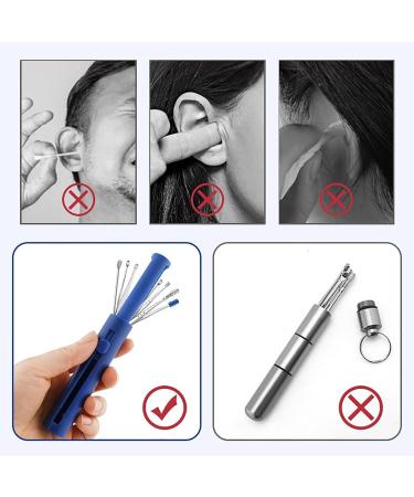 Stainless Steel Ear Wax Remover Tool - Green Earwax Collector for Men and Women - Buy Online on GoSupps.com