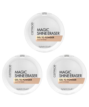 Catrice Catrice Magic Shine Eraser Powder Gel #010 Clear Mattifying Pore Firming Natural for Combination Skin Vegan Oil Free Fragrance Alcohol Free 3x10