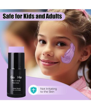 Ho Water Based Pastel Purple Face Paint Stick - 1.06 Oz - Non-toxic Cream Body Paint - Washable & Full-coverage - Ideal for Adults, Children, Theater, Halloween, SFX & Cosplay - Buy Online on GoSupps.com